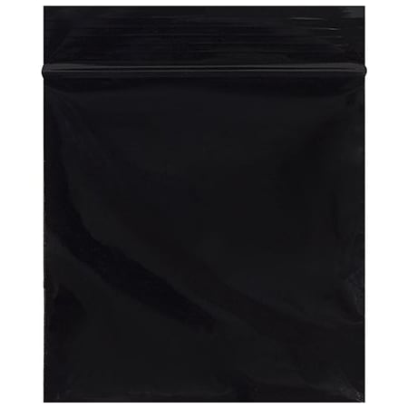 Bsc Preferred 3 x 3'' - 2 Mil Black Reclosable Poly Bags, 1000PK BUY03998090